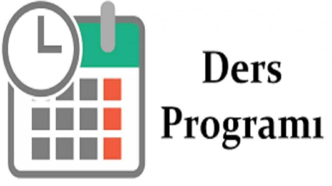 6 Şubat 2023 itibariyle geçerli ders programları