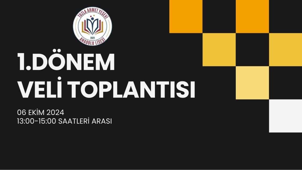 1.DÖNEM VELİ TOPLANTISI